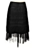 Express 100% Polyester Black Formal Skirt Size 11 - 12 - photo 1