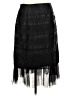 Express 100% Polyester Black Formal Skirt Size 11 - 12 - photo 2