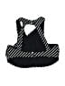 Athleta Stripes Black Swimsuit Top Size 32D/DD - photo 2