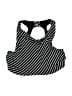 Athleta Stripes Black Swimsuit Top Size 32D/DD - photo 1