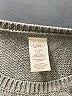Tea 100% Cotton Chevron-herringbone Gray Pullover Sweater Size 12 - 14 - photo 3