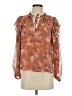 1.State Orange Long Sleeve Blouse Size S - photo 1