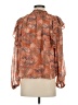 1.State Orange Long Sleeve Blouse Size S - photo 2