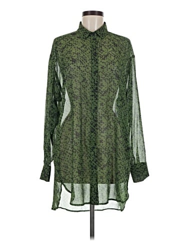 Topshop Long Sleeve Blouse (view 1)
