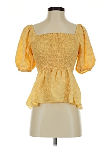 Sugarfox Short Sleeve Blouse (view 1)