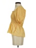 Sugarfox Yellow Short Sleeve Blouse Size S - photo 5