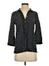 Zara Basic Polka Dots Black 3/4 Sleeve Blouse Size S - photo 1