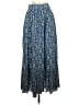 Zara 100% Polyester Paisley Blue Casual Skirt Size XS - photo 1