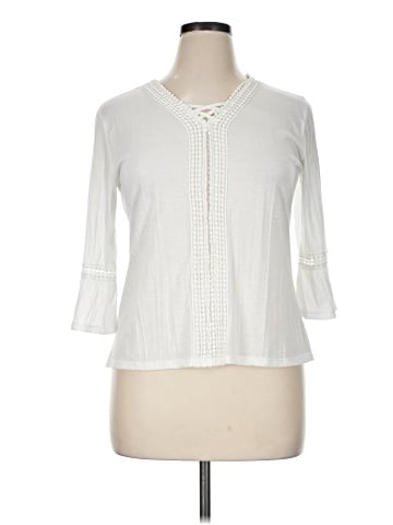 By Design 3/4 Sleeve Blouse (view 1)