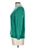 Talbots 100% Cashmere Green Cashmere Pullover Sweater Size Lg Petite - photo 5