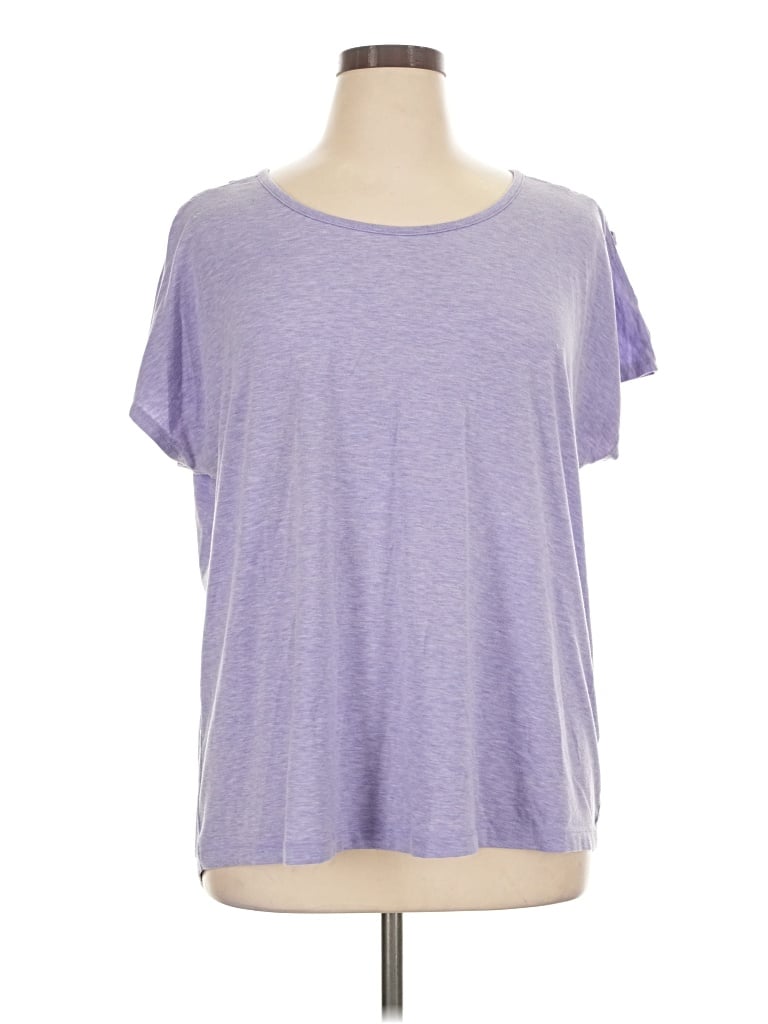 Pre-owned Tek Gear Short Sleeve T-shirt In Purple