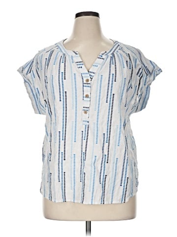 AB Studio Short Sleeve Blouse (view 1)