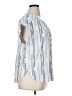AB Studio Blue Short Sleeve Blouse Size 1X - photo 4