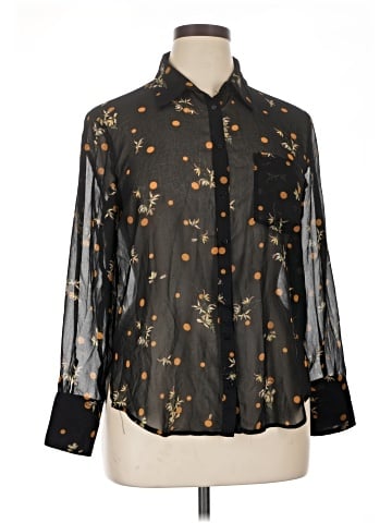 Zara Basic Long Sleeve Blouse (view 1)