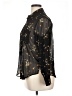 Zara Basic Stars Black Long Sleeve Blouse Size XL - photo 5
