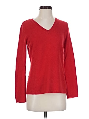 Ann Taylor Factory Cashmere Pullover Sweater (view 1)