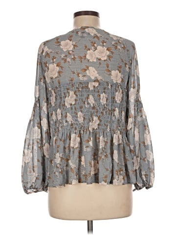 American Eagle Outfitters 3/4 Sleeve Blouse (view 2)