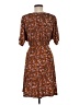 West Kei Paisley Brown Orange Casual Dress Size M (petite) - photo 2