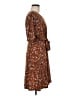 West Kei Paisley Brown Orange Casual Dress Size M (petite) - photo 4