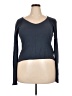 Shyanne Solid Blue Cardigan Size XXL - photo 1