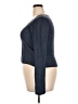 Shyanne Solid Blue Cardigan Size XXL - photo 5