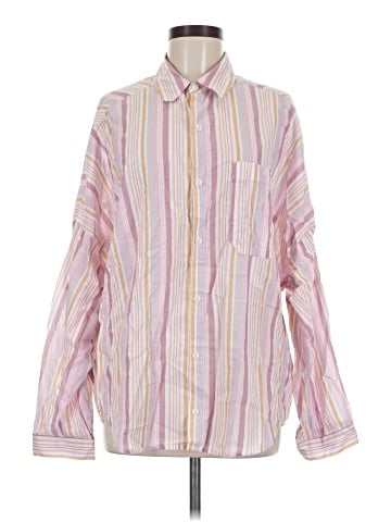 BDG Long Sleeve Button-Down Shirt (view 1)