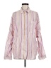 BDG Stripes Pink Long Sleeve Button-Down Shirt Size M - photo 1