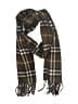 Burberry 100% Cashmere Plaid Brown Green scarf One size - photo 1