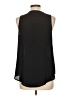 Lush 100% Polyester Black Sleeveless Blouse Size L - photo 2