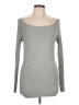 BCBGMAXAZRIA Solid Gray Pullover Sweater Size L - photo 1