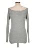 BCBGMAXAZRIA Solid Gray Pullover Sweater Size L - photo 2