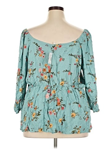 Maurices 3/4 Sleeve Blouse (view 2)
