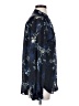 Equipment 100% Polyester Floral Blue Long Sleeve Blouse Size S - photo 4