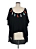 David & Young 100% Polyester Black 3/4 Sleeve Blouse One size - photo 1