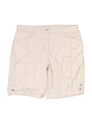 Karen Scott Khaki Shorts (view 1)