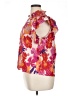 THML Floral Pink Short Sleeve Blouse Size XL - photo 5