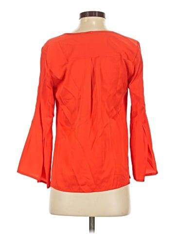 Trina Turk 3/4 Sleeve Silk Top (view 2)