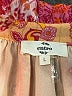 Entro 100% Polyester Print Orange Long Sleeve Blouse Size L - photo 7