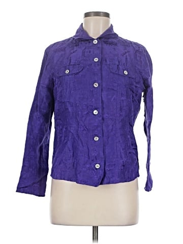 Chico's 3/4 Sleeve Button-Down Shirt (view 1)