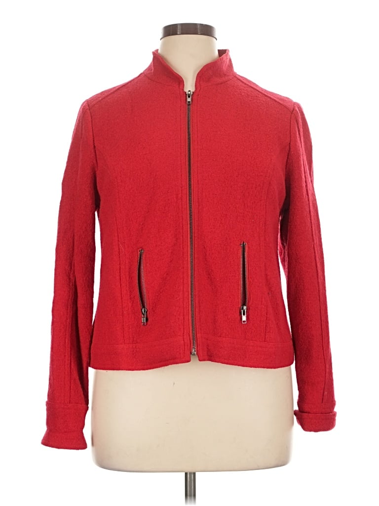 Pre-owned Relativity Jacket In Red