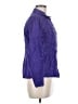 Chico's Purple 3/4 Sleeve Button-Down Shirt Size Med (1) - photo 4