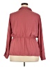 Apt. 9 100% Polyester Burgundy Long Sleeve Blouse Size XXL - photo 2