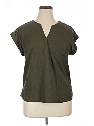 Bobeau Short Sleeve Blouse (view 1)