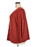 Terra & Sky Red Long Sleeve Blouse Size 3X - photo 5