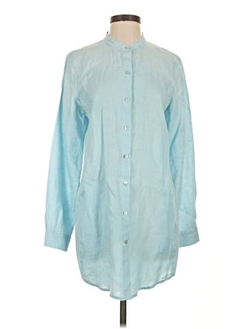Eileen Fisher 3/4 Sleeve Button-Down Shirt (view 1)