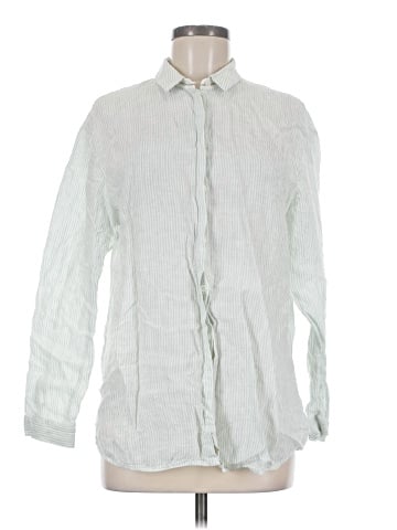 Lafayette 148 New York Long Sleeve Button-Down Shirt (view 1)