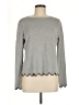 MNG Chevron-herringbone Gray Pullover Sweater Size M - photo 1