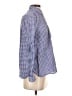 J.Crew Checkered-gingham Blue Long Sleeve Button-Down Shirt Size 2 - photo 4