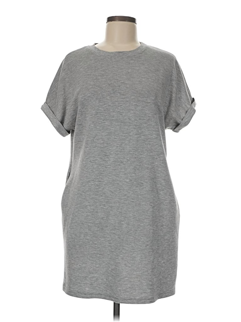 Pre-owned Grecerelle Casual Dress In Gray