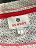Sundry Stripes White Pullover Sweater Size Lg (3) - photo 7